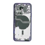 Back Housing With Small Parts Pre-Installed Compatible for iPhone 12 Mini (Premium) - Purple