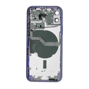 Back Housing With Small Parts Pre-Installed Compatible for iPhone 12 Mini (Premium) - Purple