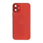 Back Housing With Small Parts Pre-Installed Compatible for iPhone 12 Mini (Premium) - Red