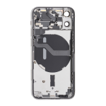 Back Housing With Small Parts Pre-Installed Compatible for iPhone 12 Mini (Premium) - White