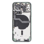 Back Housing With Small Parts Pre-Installed Compatible for iPhone 12 (Premium) - Green