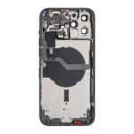 Back Housing With Small Parts Pre-Installed Compatible for iPhone 12 Pro Max (Premium) - Pacific Blue