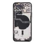Back Housing With Small Parts Pre-Installed Compatible for iPhone 12 Pro (Premium) - Graphite