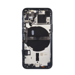 Back Housing With Small Parts Pre-Installed Compatible for iPhone 13 Mini (Premium) - Midnight