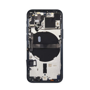 Back Housing With Small Parts Pre-Installed Compatible for iPhone 13 Mini (Premium) - Midnight