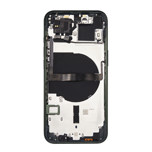 Back Housing With Small Parts Pre-Installed Compatible for iPhone 13 (Premium) - Green