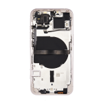 Back Housing With Small Parts Pre-Installed Compatible for iPhone 13 (Premium) - Pink