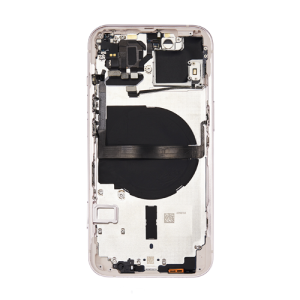 Back Housing With Small Parts Pre-Installed Compatible for iPhone 13 (Premium) - Pink