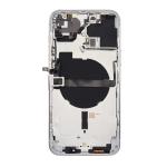 Back Housing With Small Parts Pre-Installed Compatible for iPhone 13 Pro Max (PULL / A) - Silver