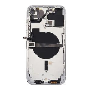 Back Housing With Small Parts Pre-Installed Compatible for iPhone 13 Pro Max (PULL / A) - Silver