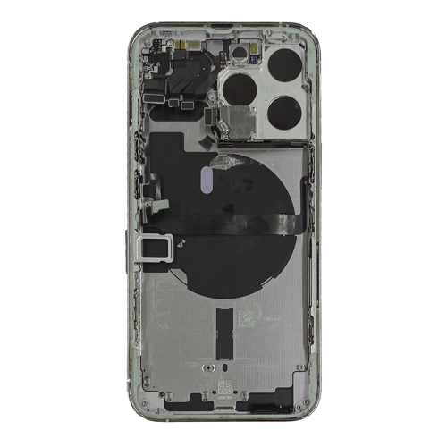 Back Housing With Small Parts Pre-Installed Compatible for iPhone 13 Pro (Premium) - Alpine Green