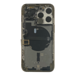 Back Housing With Small Parts Pre-Installed Compatible for iPhone 13 Pro (Premium) - Gold