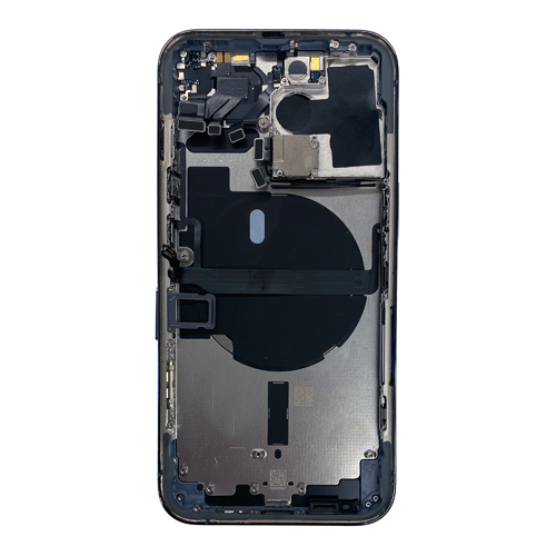Back Housing With Small Parts Pre-Installed Compatible for iPhone 13 Pro (Premium) - Sierra Blue