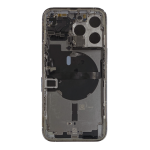 Back Housing With Small Parts and Battery Pre-Installed Compatible for iPhone 13 Pro (PULL / A) - Silver