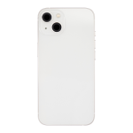 Back Housing With Small Parts Pre-Installed Compatible for iPhone 13 (Premium) - White