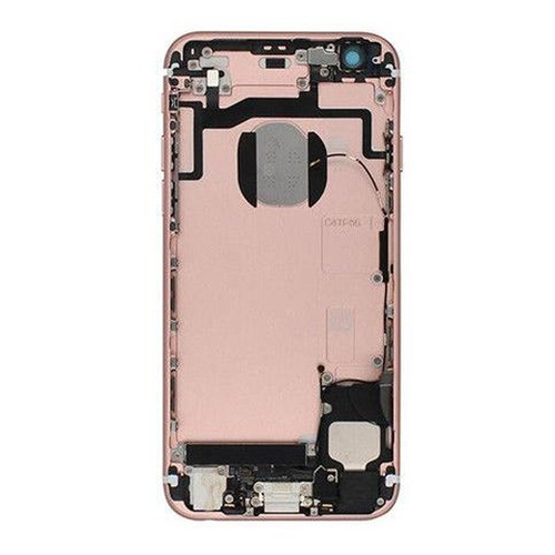 Back Housing With Small Parts Pre-Installed Compatible for iPhone 6 Plus (Premium) - Gold