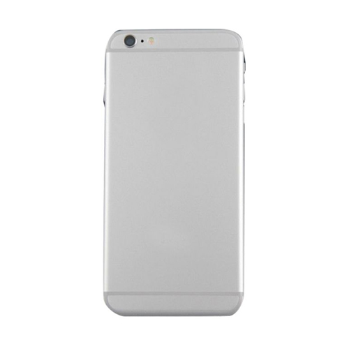 Back Housing With Small Parts Pre-Installed Compatible for iPhone 6 Plus (Premium) - White