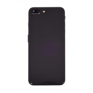 Back Housing With Small Parts Pre-Installed Compatible for iPhone 7 Plus (Premium) - Black