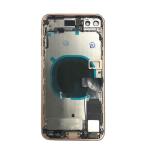 Back Housing With Small Parts Pre-Installed Compatible for iPhone 7 Plus (Premium) - Gold