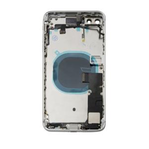 Back Housing With Small Parts Pre-Installed Compatible for iPhone 7 Plus (Premium) - White