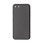 Back Housing With Side Buttons, Sim Tray And lens Camera Compatible for iPhone 8 (Premium) - Black