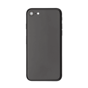 Back Housing With Small Parts Compatible for iPhone 8 (PULL / A) - Black
