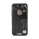 Back Housing With Small Parts Pre-Installed Compatible for iPhone 8 (Premium) - Black