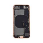 Back Housing With Small Parts Pre-Installed Compatible for iPhone 8 (Premium) - Rose Golden