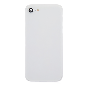 Back Housing With Small Parts Pre-Installed Compatible for iPhone SE (2020) (Premium) - White