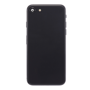 Back Housing With Small Parts Pre-Installed Compatible for iPhone SE (2020) (Premium) - Black