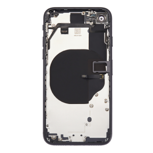 Back Housing With Small Parts Pre-Installed Compatible for iPhone SE (2020) (Premium) - Black