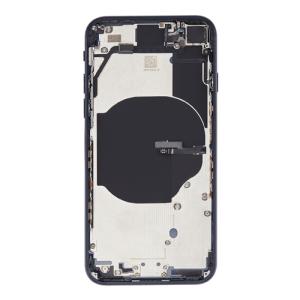 Back Housing With Small Parts Pre-Installed Compatible for iPhone SE (2022) (Premium) - Midnight
