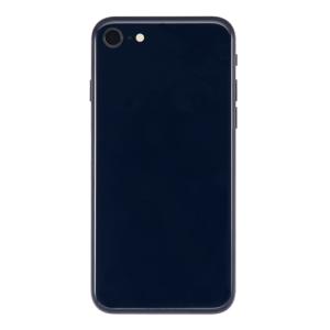 Back Housing With Small Parts Pre-Installed Compatible for iPhone SE (2022) (Premium) - Midnight