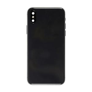 Back Housing With Small Parts and Battery Pre-Installed Compatible for iPhone X (PULL / A) - Black