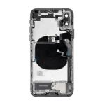 Back Housing With Small Parts Pre-Installed Compatible for iPhone XR (Premium) - Black
