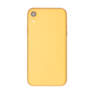 Back Housing With Small Parts Pre-Installed Compatible for iPhone XR (Premium) - Yellow