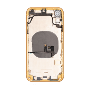 Back Housing With Small Parts Pre-Installed Compatible for iPhone XR (Premium) - Yellow