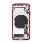 Back Housing With Small Parts Pre-Installed Compatible for iPhone XR (Premium) - Red