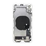 Back Housing With Small Parts Pre-Installed Compatible for iPhone XR (Premium) - White