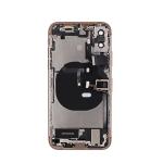Back Housing With Small Parts Pre-Installed Compatible for iPhone XS (PULL / ORG) - Gold