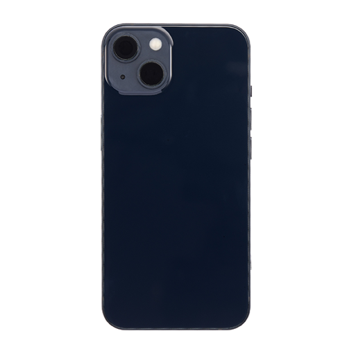 Back Housing With Small Parts Pre-Installed Compatible for iPhone 13 (Premium) - Midnight