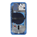 Back Housing With Small Parts Pre-Installed Compatible for iPhone 13 (Premium) - Blue
