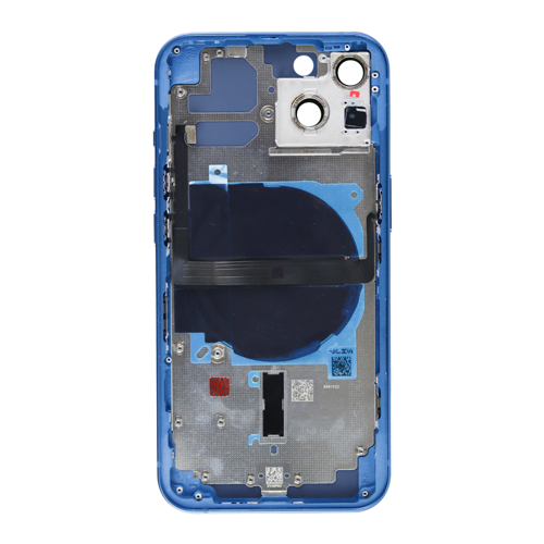 Back Housing With Small Parts Pre-Installed Compatible for iPhone 13 (Premium) - Blue