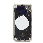 Back Housing With Small Parts Pre-Installed Compatible for iPhone 11 (Premium) - White