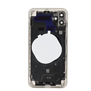 Back Housing With Small Parts Pre-Installed Compatible for iPhone 11 (Premium) - White