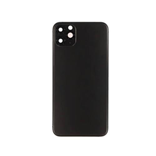Back Housing Without Small Parts Compatible for iPhone 11 Pro (Premium) - Black