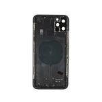 Back Housing Without Small Parts Compatible for iPhone 11 Pro (Premium) - Black
