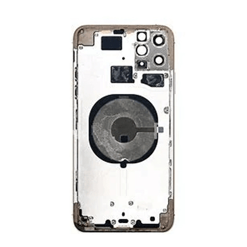 Back Housing Without Small Parts Compatible for iPhone 11 Pro (Premium) - Gold