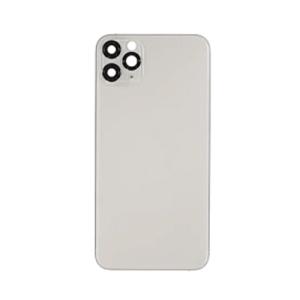 Back Housing Without Small Parts Compatible for iPhone 11 Pro (Premium) - White