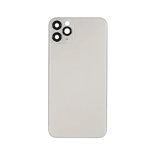 Back Housing Without Small Parts Compatible for iPhone 11 Pro (Premium) - White